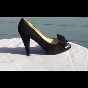BLACK SUEDE DRESS UP SHOE